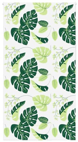 Homgoday Duschrollo 130x240 cm Stoffbreite 126 cm Duschvorhang Badewannenrollo Badewannenvorhang Dusche Rollo Badrollo