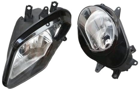 Mtuqvma Motorradscheinwerfer Für S1000RR 2009-2014 Motorrad Front Scheinwerfer Montage Scheinwerfer Licht Frontscheinwerfer