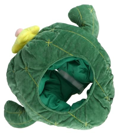 TOYANDONA Plüsch Kaktus Kopfbedeckung Cosplay Kostüm Requisite Hautfreundlich Langlebig für Themenpartys