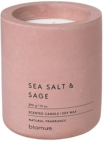 Blomus Fraga Scented Candle Sea Salt and Sage,Medium , 290gm, Pack of 1