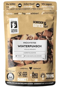 Bremer Gewürzhandel Winterpunsch-Mischung, lose, winterlicher Teezauber, ideal für entspannte Abende und als Geschenk, 5 x 100g