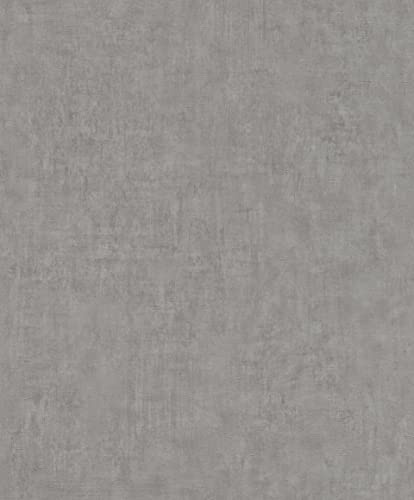 Rasch Tapeten Vliestapete (universell) Grau 10,05 m x 0,53 m Factory IV 429244
