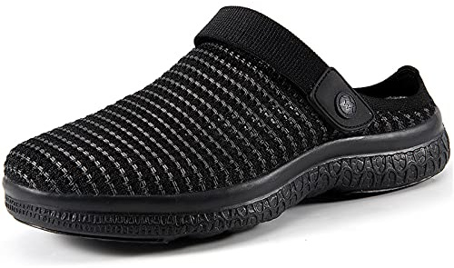 Zoccoli e Sabot Uomo Donna Spiaggia Giardino Pantofole Mesh Ciabatte | Estate Sandali, Antiscivolo, Traspirante, Comodo, Leggero, Cinturino posteriore regolabile