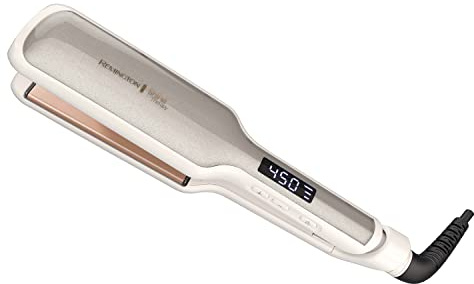 Remington Shine Therapy 2 inch Hair Straightener, Flat Iron Infused with Argan Oil & Keratin, Professional Ceramic Flat Iron for Less Frizz, Shiny & Smooth Hot Styling Tools