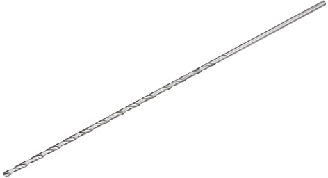 sourcing map Spiralbohrer Extra Lange Bohrer aus Hochgeschwindigkeitsstahl 4,5 x 300 mm