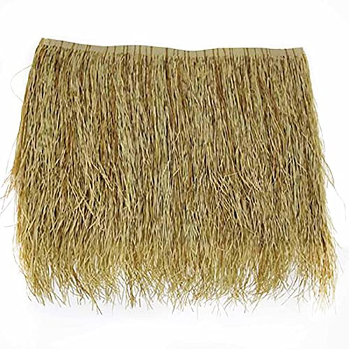 HLILY Paglia Tetto di Palma, Sintetico Paglia Palma Flogie di Palma Naturali per Tetto, per Giardino Tiki Bar Giardino di Legno delle Hawaii(Size:5pcs,Color:Giallo B)