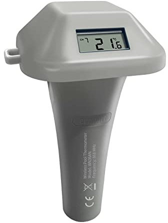 Ecowitt Termometro per piscina WN36, Termometro per Piscina Liquido Facile da Lettura, Termometro Wireless per Piscina, Spa e Vasche idromassaggio, Coppia Multicanale con Gateway GW1100/GW2000 868 MHz
