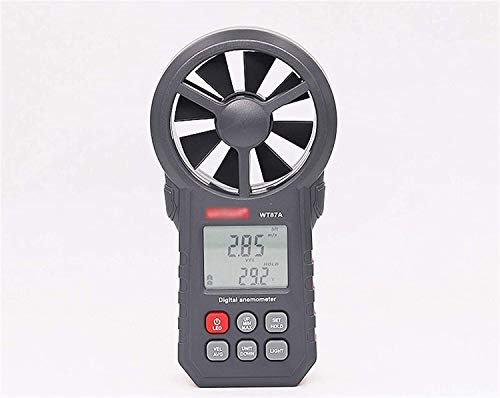 Digital Wind Speed Meter Gauge Air Flow Velocity Measurement Thermometer For Windsurfing Kite Flying Sailing Surfing Fishing