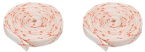 sourcing map Fiberglass Heat Shield Sleeve 0.9m x 2.5mm Insulation Protect Sleeving Pipe for Cable Wire Wrap, Pack of 2