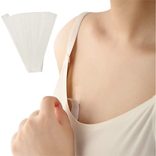 108 pièces ruban adhésif double face transparent pour le corps, ruban adhésif double face pour le corps à la mode, ruban adhésif double face super résistant pour vêtements et corps, 1,2 x 8,5 cm