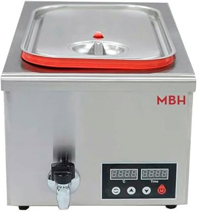 MBH Machine de cuisson sous vide professionnelle GN 24 litres pour hôtellerie Roner industriel cuiseur à basse température pour restaurant.