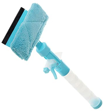 Alipis Limpiador De Ventanas Cepillo De Ventana De Spray Herramienta De Limpieza De Vidrio Rociador De La Escobilla De Goma De La Ventana Detergente Limpieza De Ventanas
