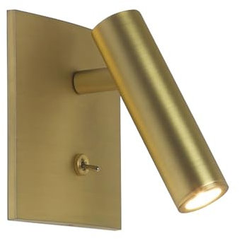 VENBER Chambre lampe de chevet Hôtel encastré Ingénierie liseuse, tête de lit Hôtel moderne Focused lampe d'éclairage Accent, Night Lights Sconces Mur réglable Spotlight,Gold