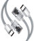 Basesailor Cable USB C 0.3M/2Pack,Cable Cargador Carga Rápida Tipo C para Kindle Fire HD 10 9th,8 10th 2020,7 12th 2022,Paperwhite 2021 11th Gen,CarPlay,Samsung Galaxy S20 S23 S21 S22 S24 Ultra,A54