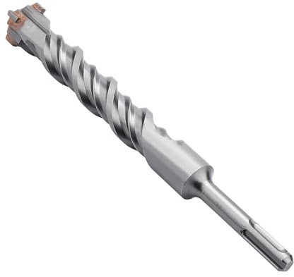 1x10.2(25 x 260mm) SDS Plus Rotary Hammer Drill Bit for Concrete | Masonry bit, Brick and Cement (Length : 260mm / 10.2, 1 （ 25mm)