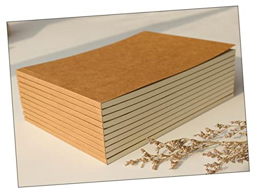 CANIGHT Kraftpapier Notizbuch Mit Leeren Kleines Handliches Notizbuch Für Zeichnungen Notizen Und Journaling Für Schule Büro Und Reisen Format Retro Design