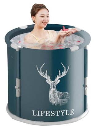Faltbare Badewanne – Ganzkörperbadewanne für den Haushalt, Heißwasserbad, Eisbad, Eistherapie, faltbarer Badeeimer für Erwachsene | Faltbare Badewanne für Erwachsene, Eiswanne, Badewanne für Erwachsen