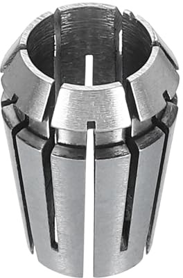 sourcing map Mandrino a molla ER11 8mm 65Mn Pinze Router di Precisione in Acciaio Molla per CNC Incisione Fresatura Tornio Strumento