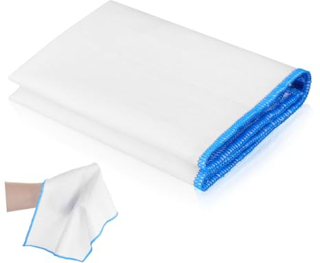 JEWEDECO Instrumentenreinigungstuch Baumwolltuch Für Querflöte Klarinette Und Saxophon Strapazierfähig Und Formbeständig 32 × 23cm Für Bühnen Und Probengebrauch