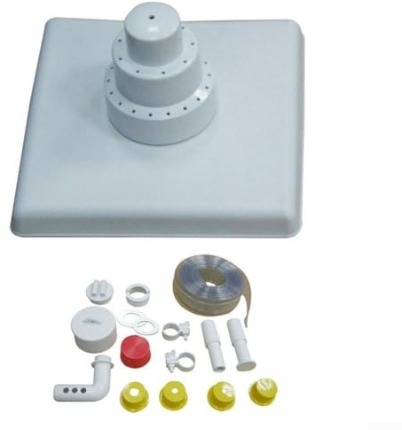 Oniissy Floating Square Fountain Sprinkler Accessories Bracket Kit for Fish Pond Pool Gardening, Efficient Water Distribution and Adjustable Features with For Long lasting
