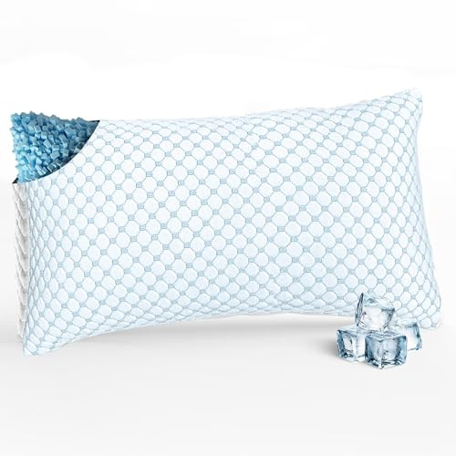 Nackenkissen Kopfkissen 40x80 - Ergonomisches Memory Foam Schlafkissen, Nackenstützkissen Seitenschläferkissen mit Bezug, Komfortkissen für Erwachsene Weich