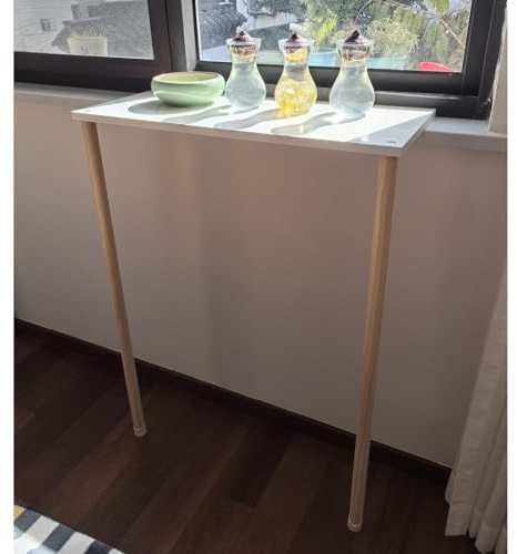 EXCLURA Extensor para Alféizar de Ventana Estante Extensor para Alféizar de Ventana de Madera, Extensor de Alféizar para Repisas de Ventana Estrechas, Estantes para Plantas(80x40x60cm(32x16x24in))