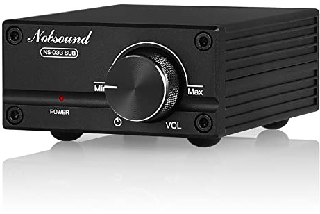 Nobsound NS-03G - Amplificador de subwoofer de 100 W, Mini Amplificador de Potencia (Negro)