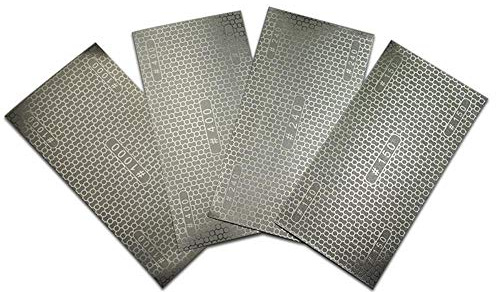 Papel de lija de diamante Recubierto de nido de abeja Papel abrasivo Papel de lija Papel de lija 150# 240# 400# 1000# Grano HT414-417`` Grano 240