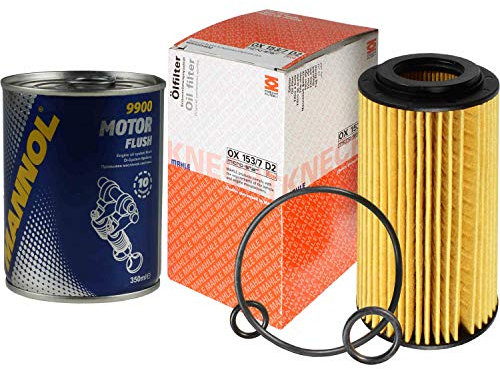 Original MAHLE/KNECHT Ölfilter OX 153/7D2 + SCT Motor Flush Motorspülung
