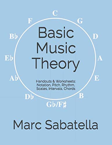 Basic Music Theory: Handouts & Worksheets: Notation, Pitch, Rhythm, Scales, Intervals, Chords