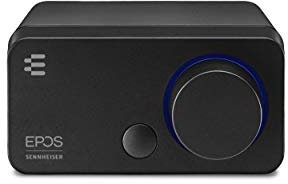 EPOS Sennheiser GSX 300, Gaming Dac or External Sound Card with 7:1 Surround, High Resolution Audio EQ Presets for Gaming, Movies and Music - Audio Gaming Amplifier for PC and MAC Compatible, Black