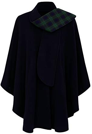 Oxfords Kaschmir Tartan Umhang mit Applikation