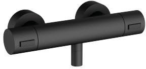 Dornbracht Meta Brause-Thermostat für Wandmontage, 34442979, Farbe: Schwarz Matt - 34442979-33