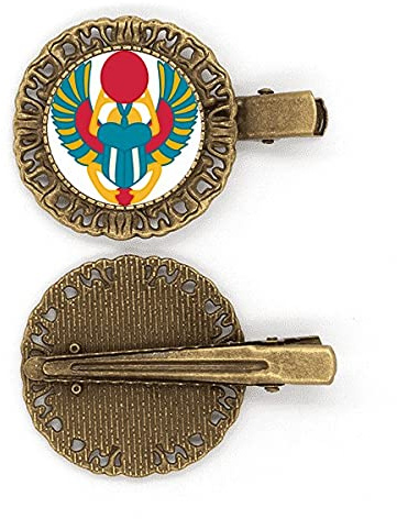Antikes Ägypten Abstraktes scarab Muster Haarnadel Haarschmuck Brosche Haarklammer Barrette