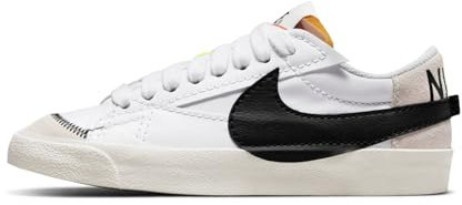 Nike W Blazer Low '77 Jumbo, Sneaker Donna, White/Black-White-Sail, 37.5 EU