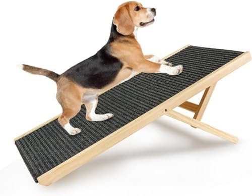 MIOTEQ Hunderampe 70/100 cm lang, Hundetreppe, Auto, faltbar, for Katzen, große und kleine Hunde, Haustiere, Hunde-Einstiegshilfe, Bett, Sofa, Rampe, Hunde- und Tierrampe, rutschfest bis zu (Size : 1