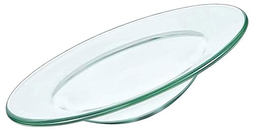 PRETYZOOM Plat De Remplacement Transparent pour Chauffe-Cire Parfumée Réchaud Aromathérapie Compatible avec Diffuseurs Et Lampes à Huile Essentielle Et Lisse