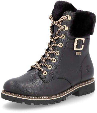 Remonte Damen D8481 Stiefeletten, schwarz 02, 38 EU