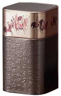 MONOJLY Caja de envases de té pequeña portátil Mini lata de té vacía Vintage Contenedores de hojalata Tarro de sello de té a prueba de humedad