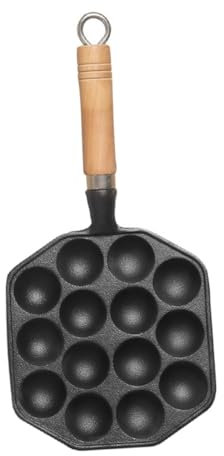 ABOOFAN Meatball Mold Cast Iron French Snail Baking Pan for Kitchen DIY Tool for Making Meatballs and Pancakes