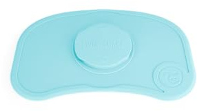 Twistshake Click-Mat Mini 31 x 17 cm Mantel Individual de Alimentación Antideslizante para Mayoría Bandejas para Tronas, Placemat Grado de Fuerte Succión, Sin BPA, 6+ Meses, Azul Pastel D2C