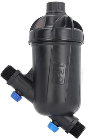Filtro de Riego por Goteo, Filtro de Agua en Y, Filtro de Agua para Riego por Goteo, para Jardín, Invernadero, Riego por Aspersión por Goteo Agrícola (Tipo de Pantalla Macho de