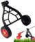 Lainiaoly Roue De Support De Tondeuse, RoueDe Débroussailleuse Portable, RoueDe Support Réglable, RouesDe Support Réglables Pour Débroussailleuse, Accessoire Pour Coupe-bordures
