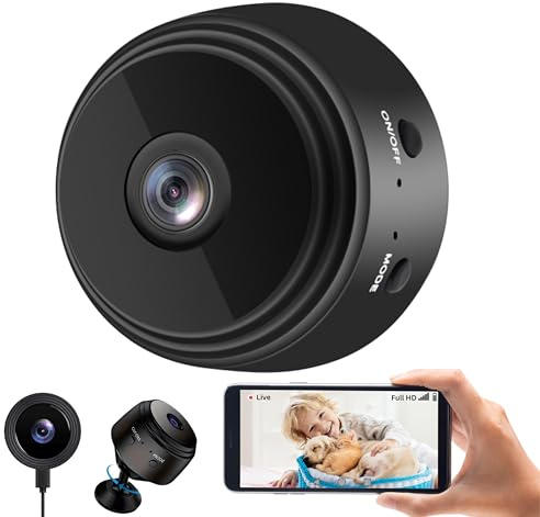 TradeProvider Mini Spy WiFi Camera – 1080P HD Hidden CCTV Security Camera with Night Vision, Motion Detection & Remote App Access – Wireless Surveillance for Home, Office & Indoor Monitoring