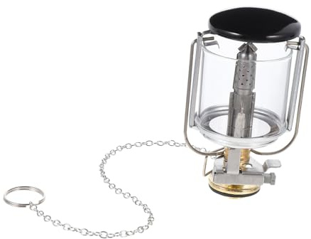 TOYANDONA Outdoor Gaslaterne Satz aus Edelstahl mit Propangas Tragbare Campinglampe mit Aufbewahrungstasche für Zeltbeleuchtung und Notfall Outdoor Beleuchtung