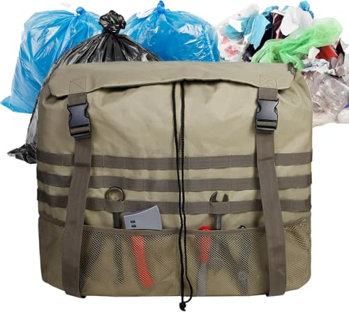 Obesntln Bolsa De Basura para Portón Trasero - Estuche Portaobjetos para Portón - Gran Capacidad para Viajes En Vehículo Coche Todo Terreno Camión RV Senderismo