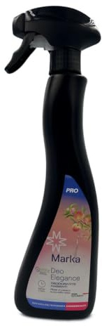 Marka Deodorante Ambienti, Disponibile 4 Fragranze, Spray per Ambiente, Happiness, Relax, Passion, Elegance (Elegance)