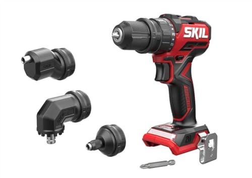 20 V Skil 3066CA - Trapano avvitatore senza carbone + 4 accessori (senza batteria e caricabatterie)