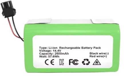 Batería De Iones De Litio De 14,4 V Y 4000 MAh For Conga 990, 1090 Y Tesvor X500.(4000mAh)