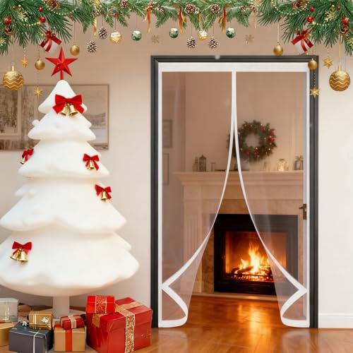 Thermo Türvorhang Kälteschutz 74 x 115 cm Gegen Kälte Und Hitze, Selbstschließend, Wasserdicht, Winddicht, Wärmeisolierte Thermovorhang für Küche Balkone, Schlafzimmer, A